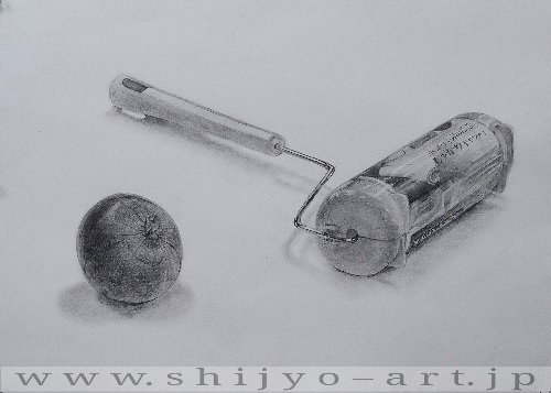 京都芸術高校　入試再現作品　デッサン　2022