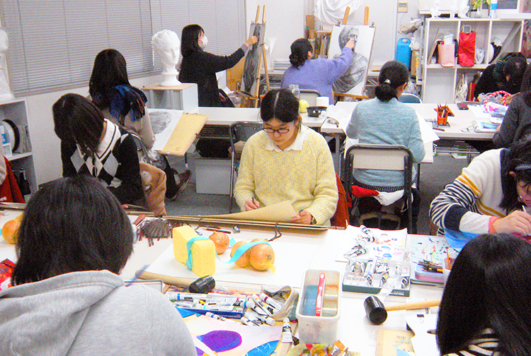 受験生ひとりひとりのためのアトリエ 京都四条アート芸術学院